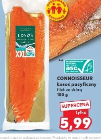 Connoisseur Łosoś pacyficzny filet ze skórą