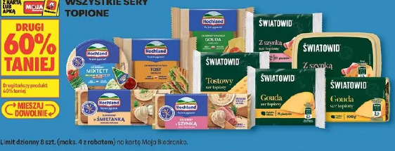 Wszystkie sery topione