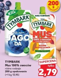 Tymbark Mus 100% owoców różne rodzaje