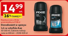 Dezodorant w sprayu lub w sztyfcie Axe