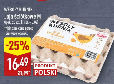 Wesoły Kurnik Jaja ściółkowe M
