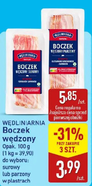 Wędlinarnia Boczek wędzony
