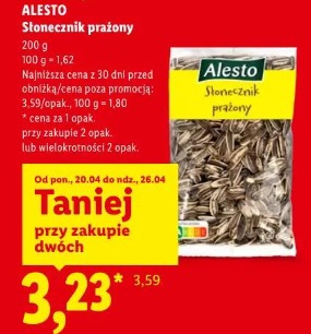 Alesto Słonecznik prażony