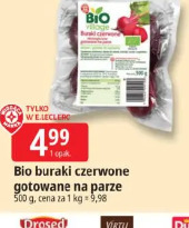 Bio buraki czerwone gotowane na parze