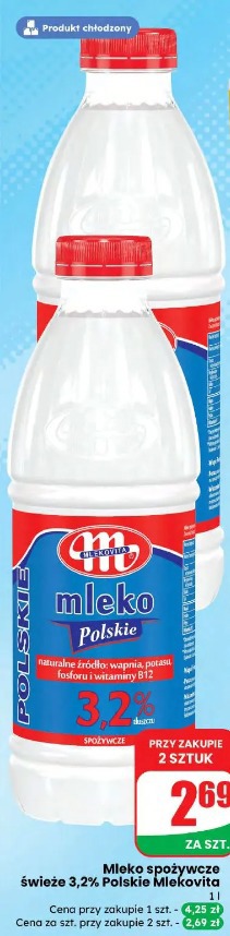 Mleko spożywcze świeże 3,2% Polskie Mlekovita