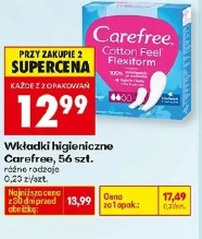 Wkładki higieniczne Carefree Cotton Feel Flexiform