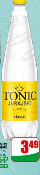 Napój gazowany tonic Jurajski classic