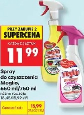 Spray do czyszczenia Meglio, 650 ml/750 ml