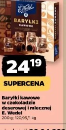 Baryłki kawowe w czekoladzie deserowej i mlecznej E. Wedel