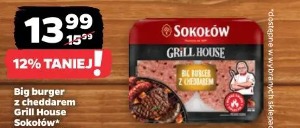 Big burger z cheddarem Grill House Sokołów