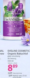 Eveline Cosmetics Organic Bakuchiol płyn micelarny do twarzy