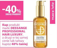 Dessange Professional Hair Luxury drugi w tej samej cenie lub tańszy kupisz 40% taniej