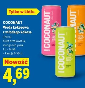 COCONAUT Woda kokosowa z młodego kokosa