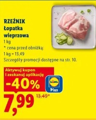 Rzeźnik łopatka wieprzowa