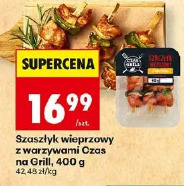 Szaszłyk wieprzowy z warzywami Czas na Grill