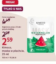 Kimoco, maska w płachcie