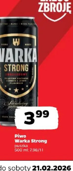 Piwo Warka Strong