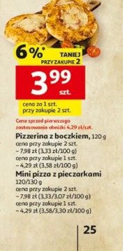 Pizzerina z boczkiem