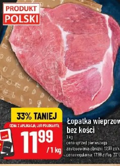 Łopatka wieprzowa bez kości