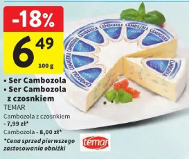 Ser Cambozola / ser Cambozola z czosnkiem TEMAR