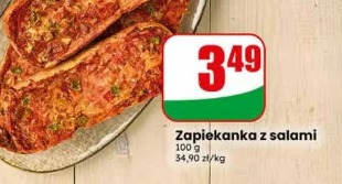 Zapiekanka z salami