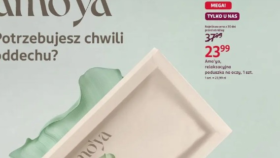 Amo'ya relaksacyjna poduszka na oczy