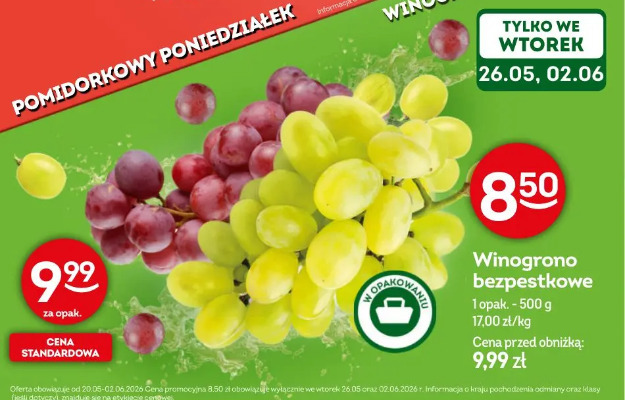 Winogrono bezpestkowe