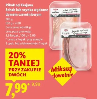 Pikok od Krajana Schab lub szynka wędzone dymem czereśniowym