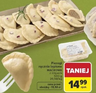 Maćkowe pierogi ręcznie lepione z mięsem