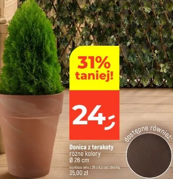 Donica z terakoty różne kolory
