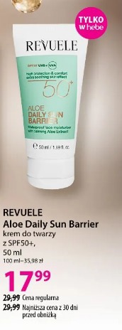 Revuele Aloe Daily Sun Barrier krem do twarzy z SPF50+