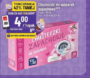 Chusteczki do suszarek zapachowe