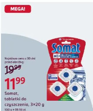 Somat, tabletki do czyszczenia, 3×20 g