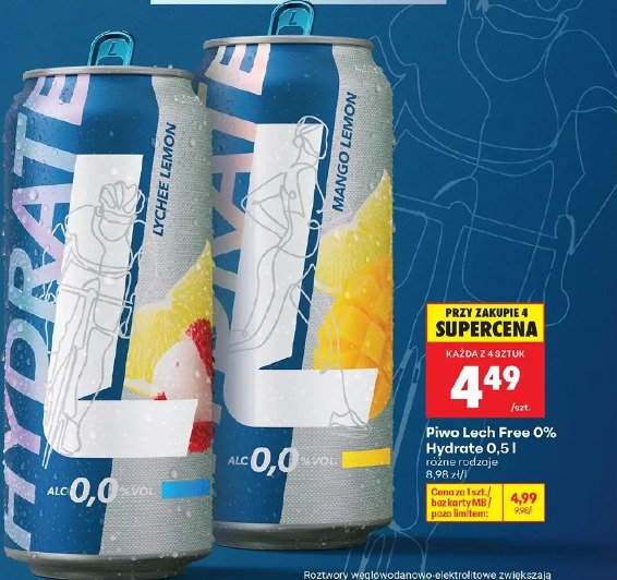 Piwo Lech Free 0% Hydrate