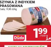 Szynka z indykiem prasowana Duda