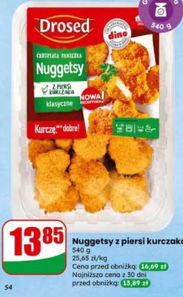 Nuggetsy z piersi kurczaka Drosed