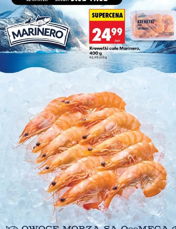 Krewetki całe Marinero