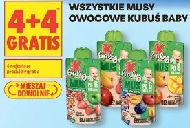 Wszystkie musy owocowe Kubuś Baby