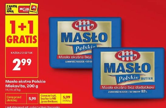 Masło ekstra Polskie Mlekovita