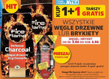 Fire & Flame węgiel drzewny do grillowania