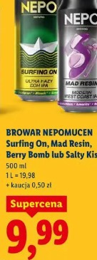 Browar Nepomucen Surfing On, Mad Resin, Berry Bomb lub Salty Kiss