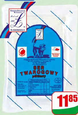 Twaróg półtłusty