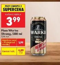 Piwo Warka Strong