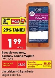 Boczek wędzony parzony Kraina Wędlin