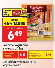 Parówki wędzone z kurcząt Duda