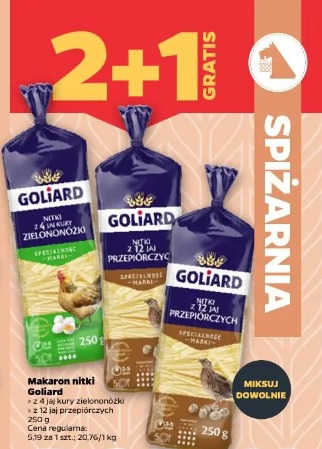 Makaron nitki Goliard