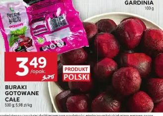 Buraki gotowane całe