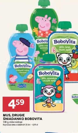 Mus, drugie śniadanko Bobovita