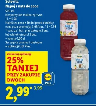 Solevita Napój z nata de coco