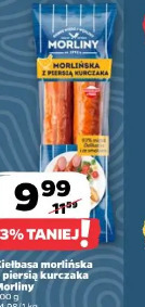 Kiełbasa morlińska z piersią kurczaka Morliny